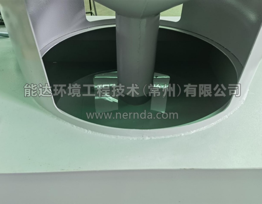 圖為濕式除塵一體機正在進行滲漏試驗